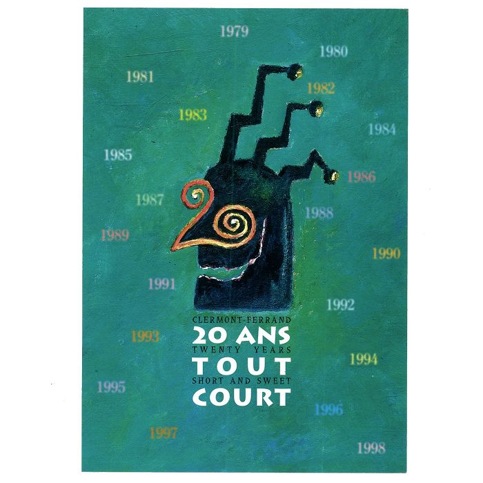 Carte postale 1998 spéciale 20 ans - SAUVE QUI PEUT LE COURT METR