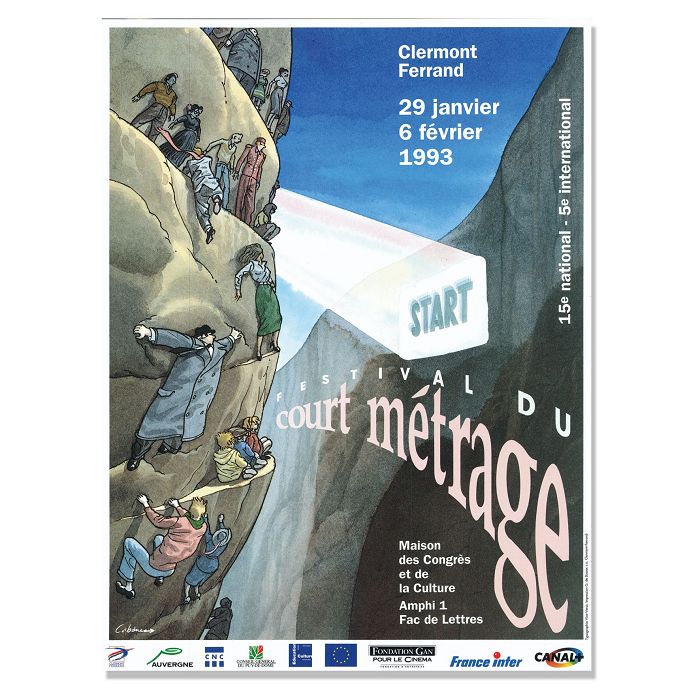Affichette 1993 - SAUVE QUI PEUT LE COURT METRAGE