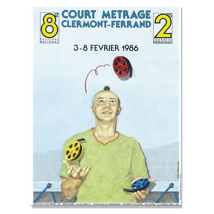 Affichette 1986 - SAUVE QUI PEUT LE COURT METRAGE