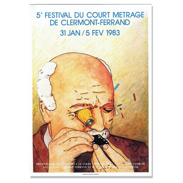 Affichette 1983 - SAUVE QUI PEUT LE COURT METRAGE 